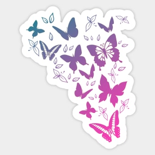 butterflies Sticker